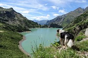 36 Vista a picco sul lago del Barbellino